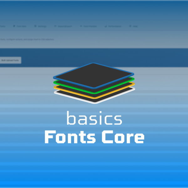 Basics Fonts Core